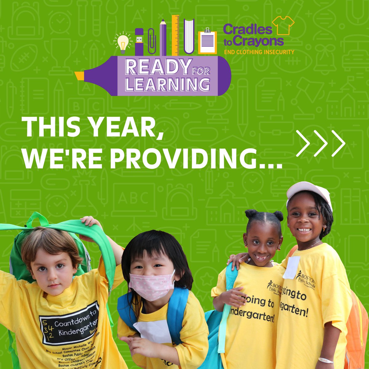 c2cboston's tweet image. It&apos;s time to get kids #ReadyforLearning!

It feels like the school year just ended, but we&apos;ve got no time to waste! This summer, we&apos;re providing 70,000 backpacks filled with school supplies to kids in need across Massachusetts.

1/3