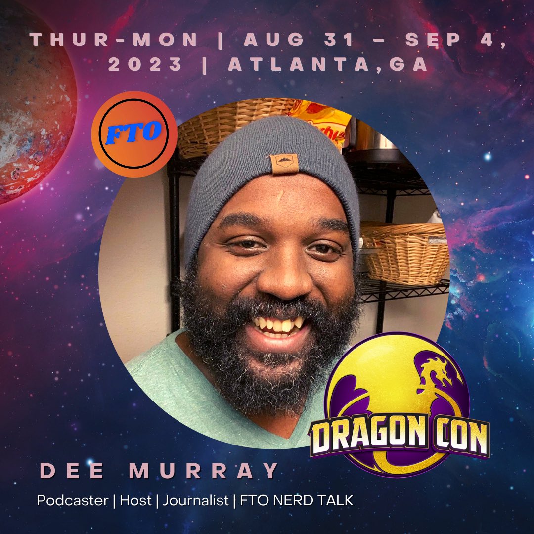 ftonerdtalk's tweet image. Exciting news! Dee Murray from FTO NERD TALK is all set to conquer DragonCon! 🐉✨ #DragonCon2023 #FTONerdTalk #GeekFest