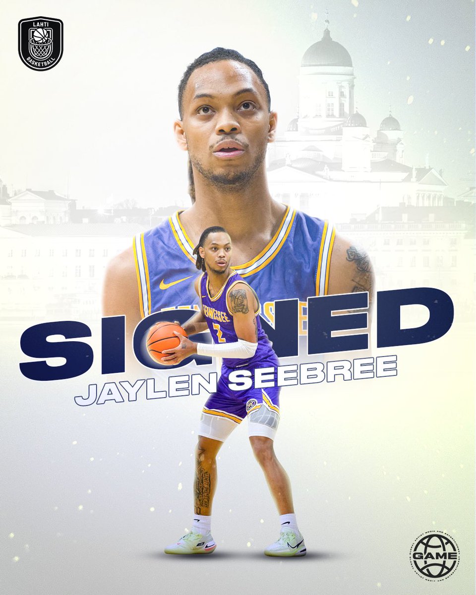 Jaylen Sebree (<a href="/Jsebree3/">Jaylen Sebree</a>) will start his career off in Finland with <a href="/lahtibasketball/">Lahti Basketball</a>  
#RespectTheGAME