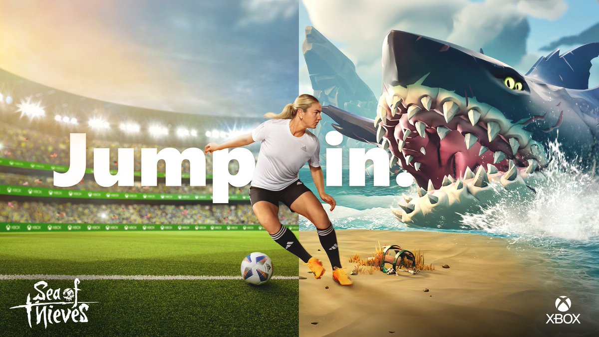 XBOX's tweet photo. "GOAAAAAAALLLLLLLLLLL!" - us over the next month

Good luck to the incredible women's soccer players around the globe ⚽️ #JumpIn https://t.co/at5EPWUfrw