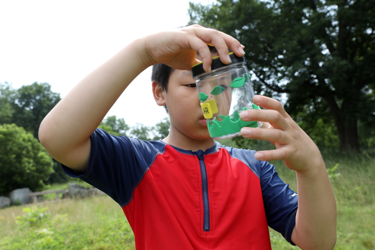 Yesterday's 'bug hunt' with the STEM: Nature Investigations campers was abuzz with fun, active learning. Counselor Zach led the young naturalists to the Lone Tree Hill meadow where they caught, observed, identified, and then safely released some awesome bugs! #summercamp