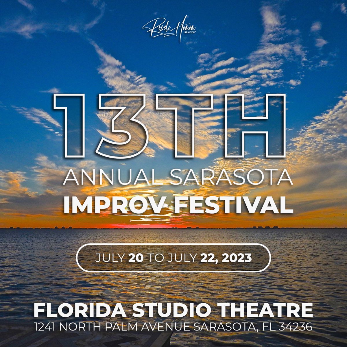 RoseliHomem's tweet photo. The premier festival of its kind in the southeastern United States, the 𝗦𝗔𝗥𝗔𝗦𝗢𝗧𝗔 Improv Festival brings together top improvisers from across the country and around the world for one whirlwind weekend of spontaneous comedy. 

Taking place July 20, 21, and 22, the 13th  ... https://t.co/HS0UEw0vBL