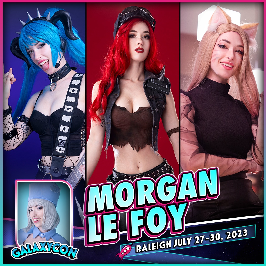 Professional cosplayer @morganlefoy is coming to GalaxyCon Raleigh, July 27-30, 2023, at the Raleigh Convention Center!

Find Out More: galaxycon.info/mlefoyrdu-tw
 
#GalaxyConLive #GalaxyConRaleigh #MorganLeFoy #ComicCon #Cosplay #Fandom