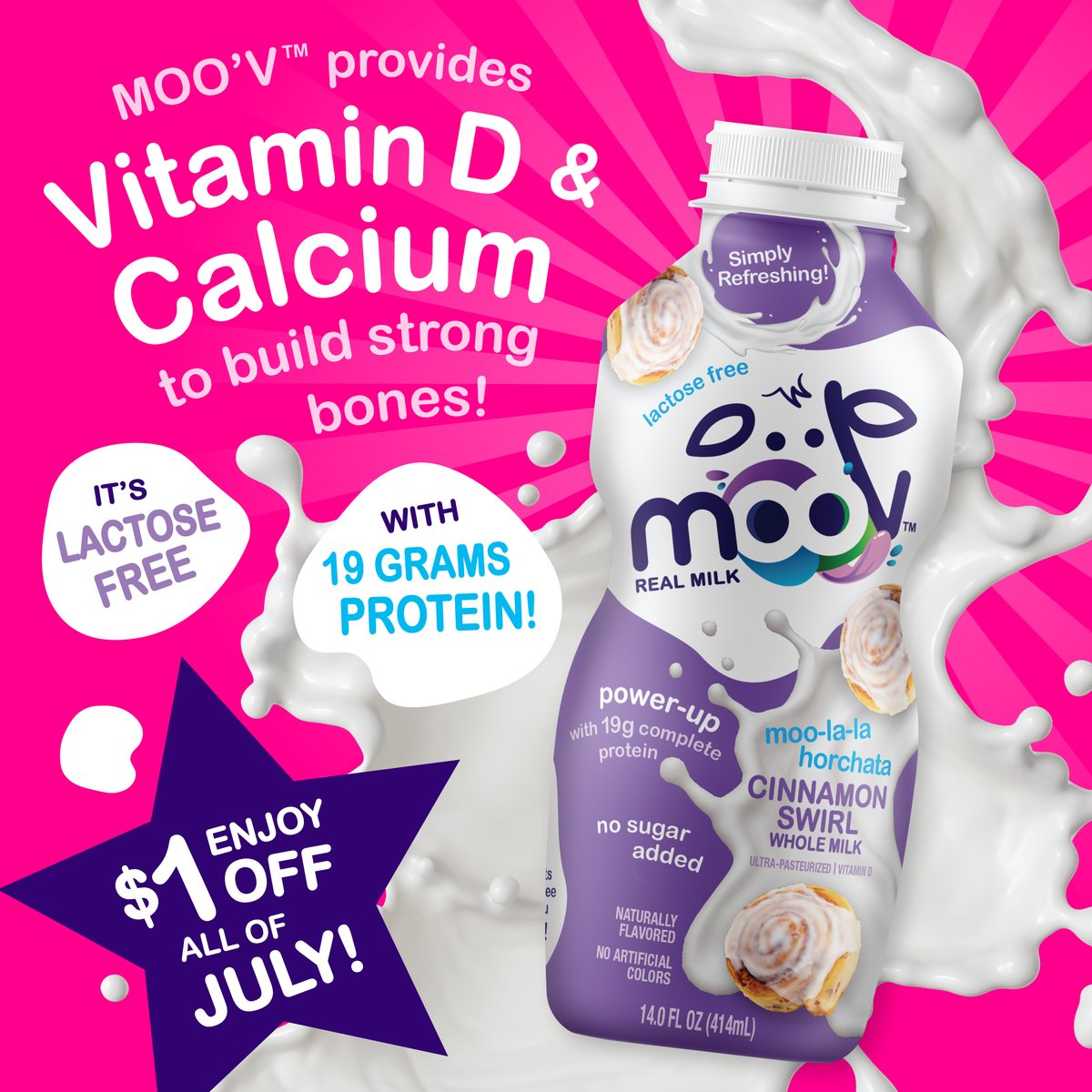 Whole milk provides kids with the Vitamin D and Calcium needed to build strong bones as well as healthy fats for natural energy. MOO’V™ Real Milk also provides 19g protein, 13 essential nutrients and 3 delicious flavors. Order online at hy-vee.com/aisles-online/…