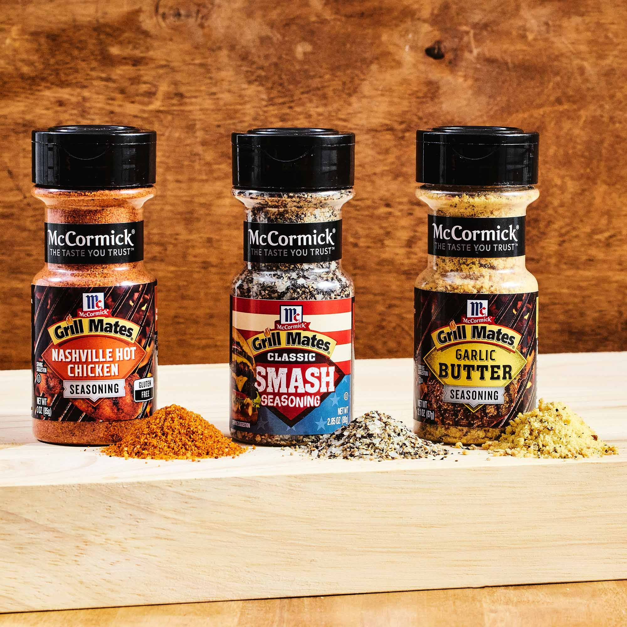 McCormick Spices on X: Step up to the grill with our newest Grill Mates  grilling blends! Which one are you trying first? A. Nashville Hot Chicken  Seasoning B. Smash Seasoning C. Garlic