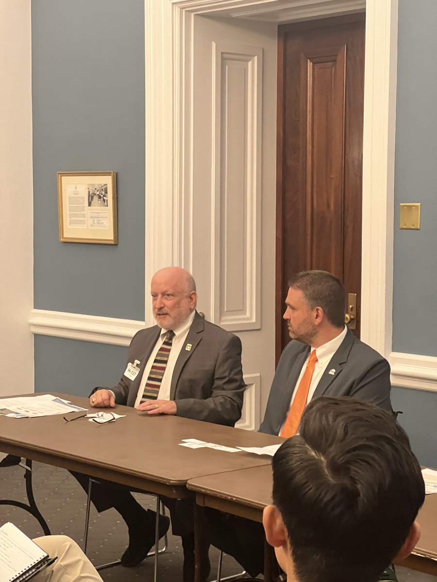 Thanks, <a href="/RepAdrianSmith/">Rep. Adrian Smith</a> &amp; <a href="/RepTerriSewell/">Rep. Terri A. Sewell</a>, for the briefing on #HR1770, bipartisan legislation ensuring seniors access essential #pharmacist services. Panelists &amp; APhA members John Grabenstein &amp; Michael Rush discussed pharmacists' critical role. We're proud to support this!