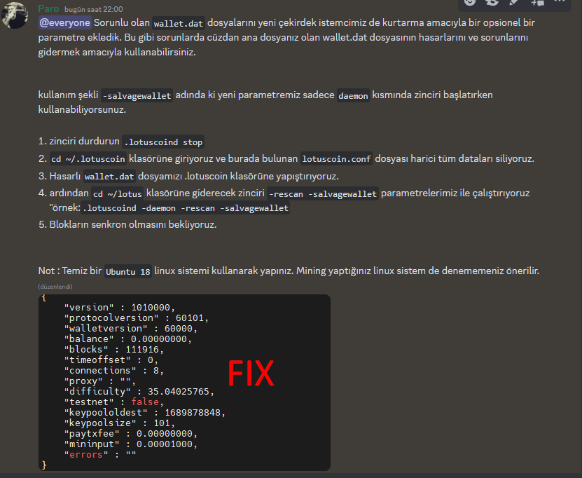 Pamenarti's tweet photo. #LTS #MineableCoin Daemon #blokzincir çekirdek istemcimizde eksik bulunan, hasarlı wallet.dat dosyalarımızı kurtarma parametremiz istemcimize eklenmiştir.
Not : Güncelleme versiyonları otomatik yapılacaktır.
Bol kazançlar. https://t.co/SWTzrmQ9uG