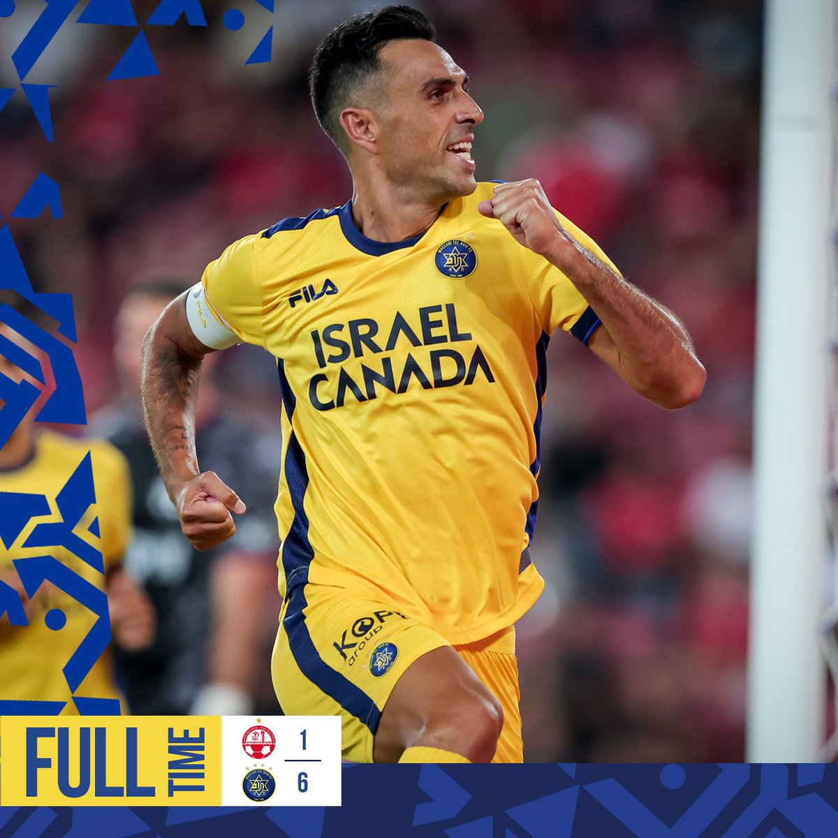 MaccabiTLVFC's tweet image. ⭐⭐⭐⭐⭐ Performance
אז קבענו חמישי בבלומפילד כן? 😎