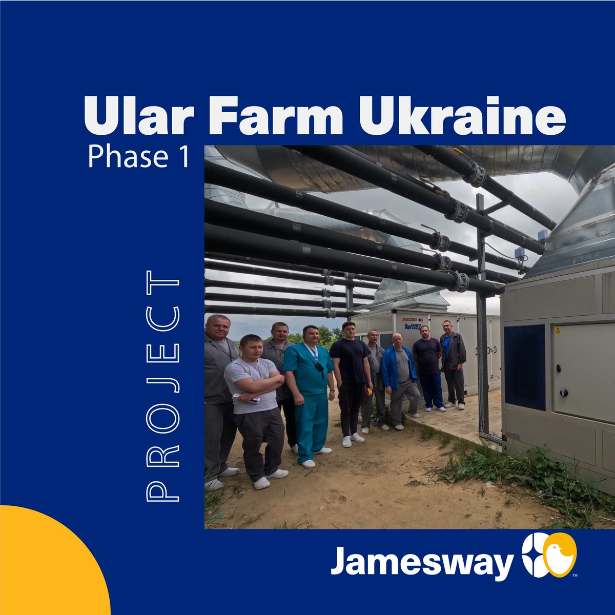 HatchJamesway's tweet photo. Jamesway presents Ular Farm Ukraine Phase 1: a revolutionary project redefining the poultry industry. 

📧 Email: sales@jamesway.com
☎️ Sales: +1 519-624-4646
📞 PRT 24/7 Service: +1 226 765-0210
Don't forget to follow us at @Jameswayinc https://t.co/SB0R2FBIgI