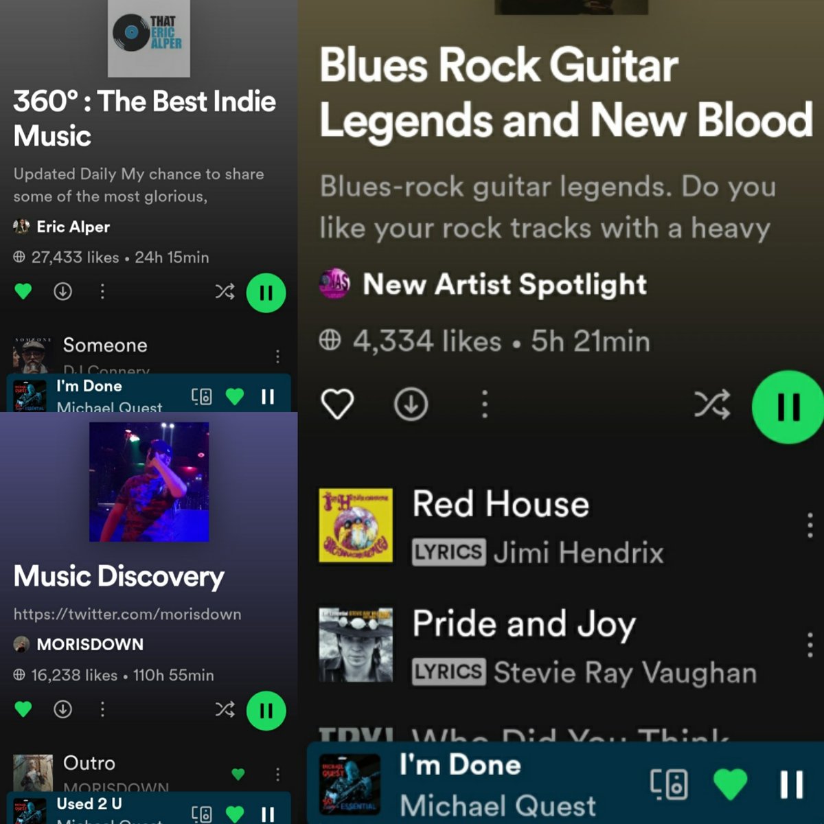 OfPudelko's tweet photo. My NEW music is on 3 Spotify playlists already this first week . . . GREAT start ❗🎸💥 Hear it here ➡️
 https://t.co/iPufR2qgDw

#newmusic #newsongs #rockmusic #popmusic #playlist #spotify #spotifyplaylist #playlists #soessential #michaelquest #guitar #guitarist #music https://t.co/7HAncpodlU
