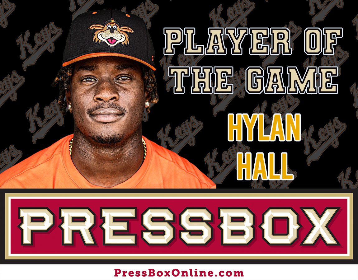 FrederickKeys's tweet photo. Hylan Hall had an afternoon! @PressBoxOnline  Player of the Game!

Hall went 3-5 with game tying Home Run! https://t.co/GpvRxqyQsd