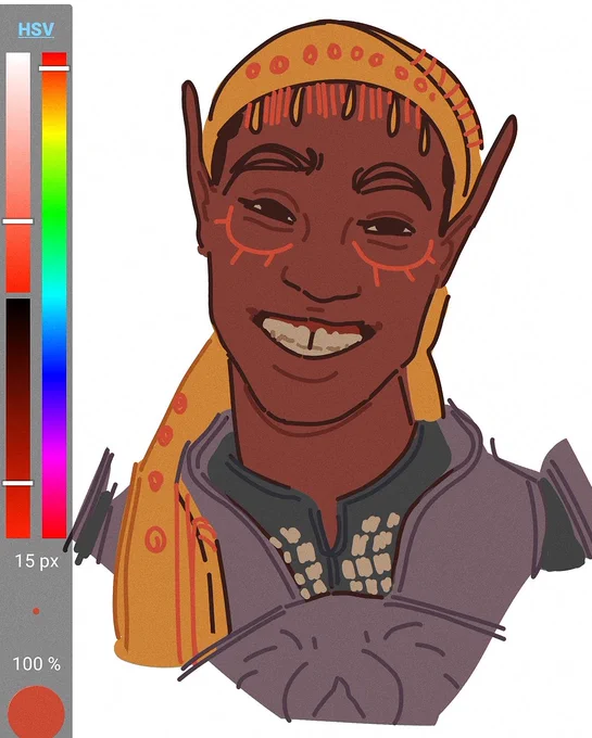Humans are so silly I'm out here making full blown lore illustrations for characters I made in the character maker to play silly games this is so silly when you think about it