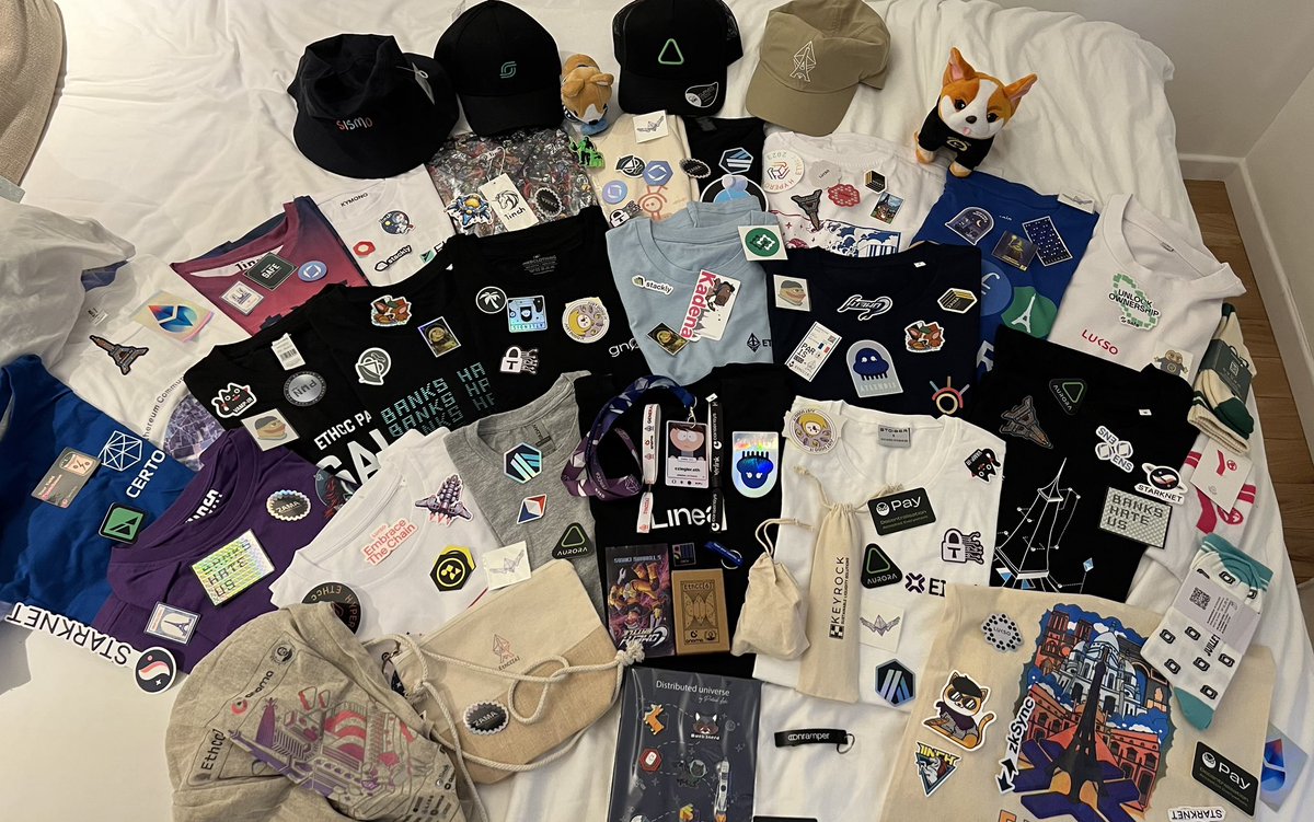 I went to #EthCC and all I got was this little bit of swag #lootbeauftragter #ama