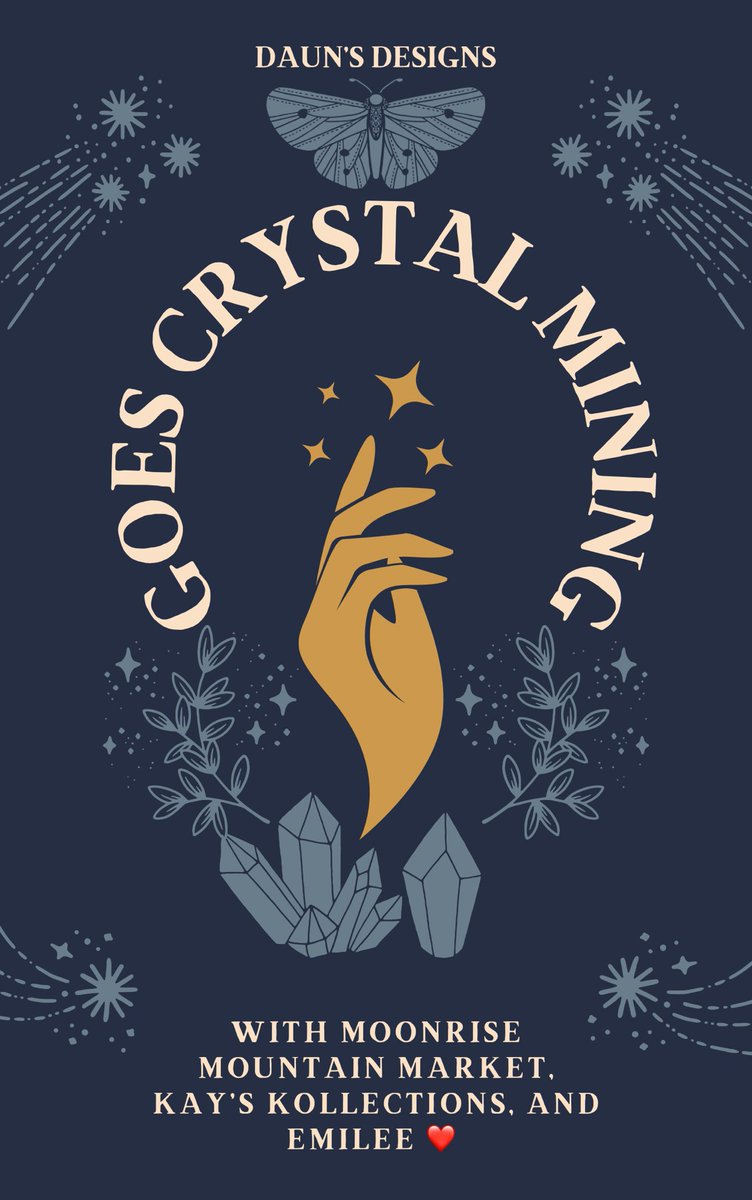 daunsdesigns's tweet photo. Hello everyone! As many of you know I am going mining for my own gems this weekend!! I am so lucky to be joined by Kay’s Kollections Moonrise Mountain Market and one of my best friends Emilee!!! If you would like to support us on this adventure I included some donation options1/2 https://t.co/FwXHxrGpgq