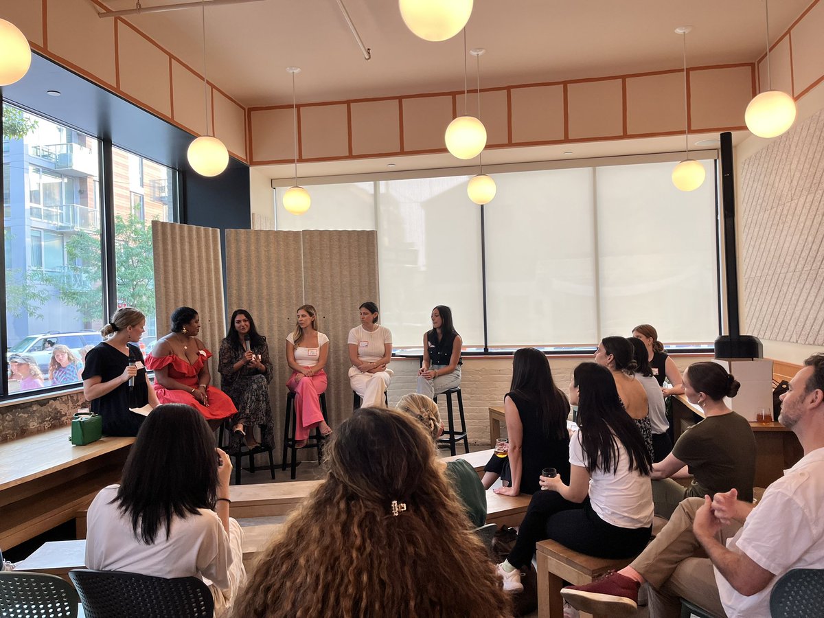 Had the best time getting inspired &amp; meeting some amazing women at <a href="/forumventures/">Forum Ventures</a>’s event repping both sides of the table: VCs + founders✨

📍 <a href="/taleabeer/">TALEA Beer Co.</a> 🍻