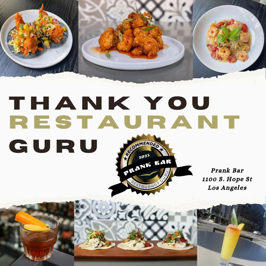 We appreciate the recommendation, Restaurant Guru! Book your next event with us today. Dave@prankbar.com

restaurantguru.com/PRANK-Los-Ange…