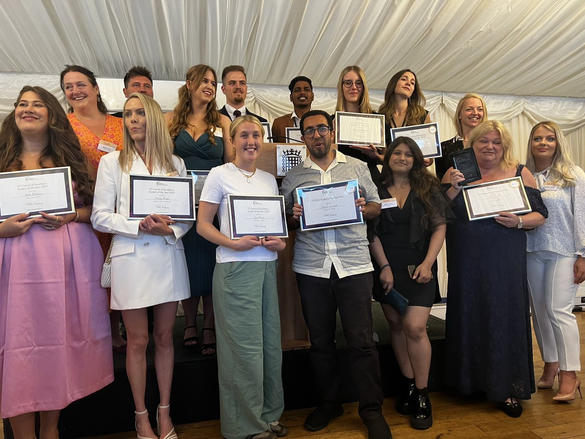 Some very happy students. This year’s @ITTFutureYou Awards winners at the @HouseofCommons tonight! @ittnews @TTGMedia