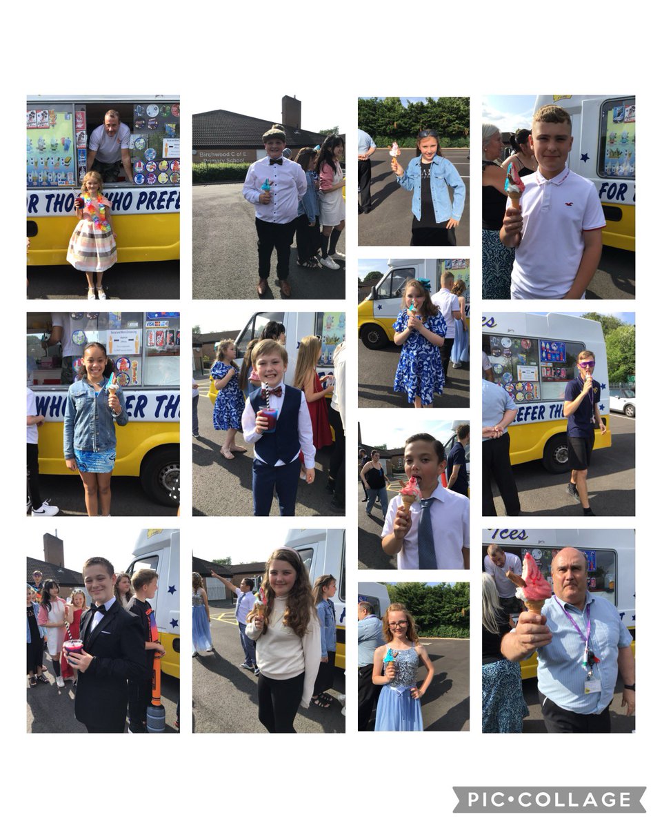 BirchwoodCE's tweet photo. Oh what a night! 🎶 
Our Year 6 children had a blast at their leavers disco. Thank you P K Ices for making a surprise appearance for children and staff! #bcepsy6 https://t.co/7UDrqJkI0B