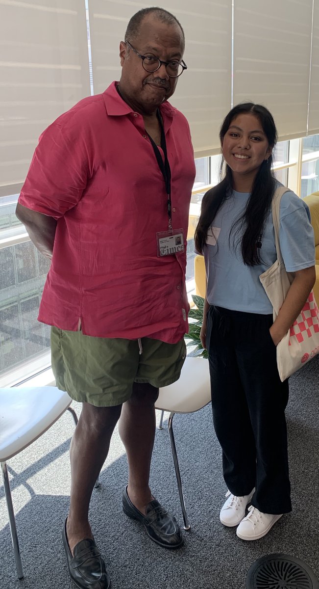 Last week, our Changemakers Tour had an amazing experience visiting <a href="/nytimes/">The New York Times</a>. Students chatted with Pulitzer-winning journalist, Brent Staples, about his important work. Thank you, @BrentNYT, for sharing your wisdom with us!