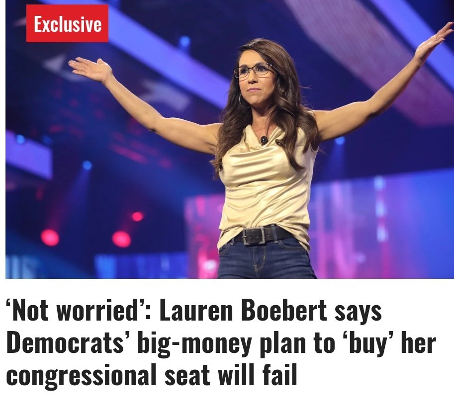 @laurenboebert 🔥 Follow @AdamForColorado and HELP him UNSEAT @RepBoebert 

#ExpelLaurenBoebert
..