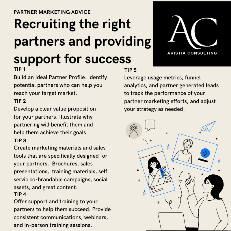 How are you approaching growth through your ecosystem?  Are you actively recruiting the right partners and providing them the support needed for success?

Follow us for more tips and partner topics!

#SaaS #SaaSPartner #PartnerChannel #PartnerMarketing