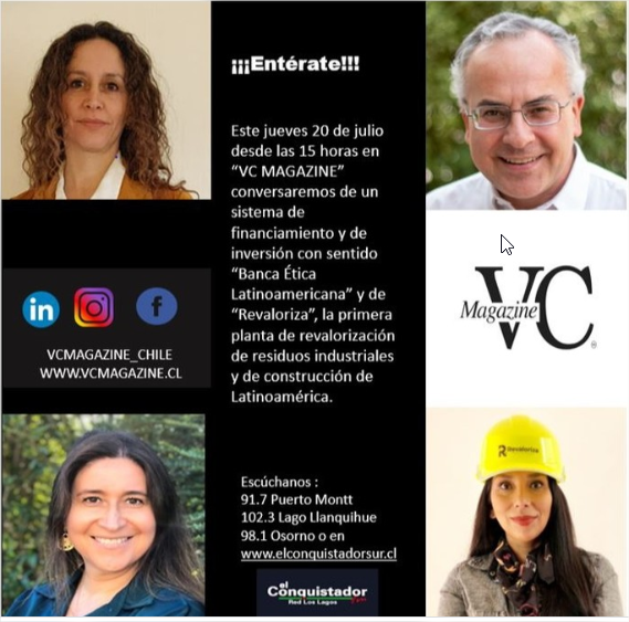 🔴AHORA| <a href="/GerardoWijnant/">Gerardo Wijnant</a> conversa con Karen Aguilera de la empresa Revaloriza sobre la experiencia de la gestión de financiamiento de la Banca Ética. Escúchala aquí👇
elconquistadorsur.cl