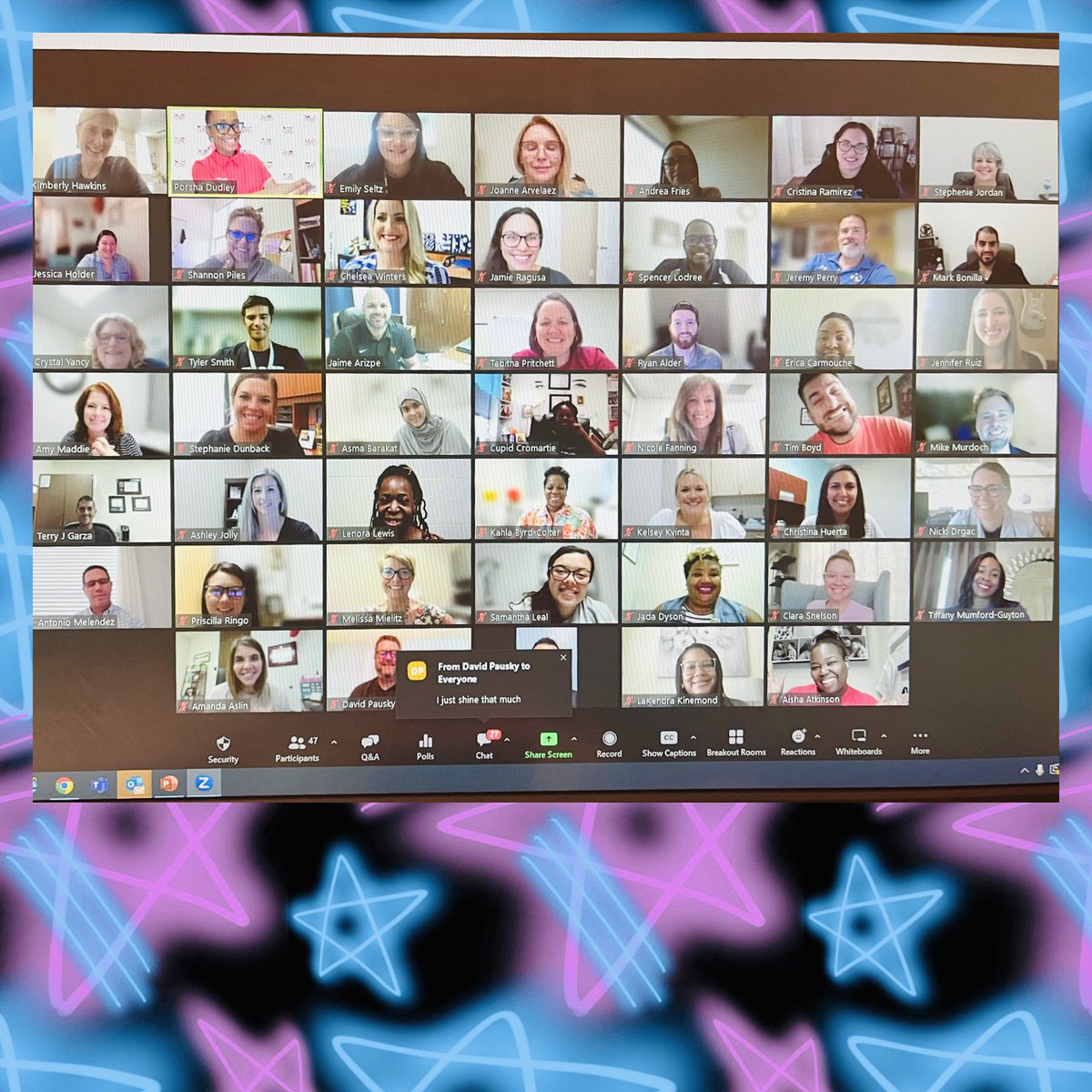 Dr. Porsha Dudley (@porshadudley1) on Twitter photo CONGRATULATIONS to these ROCKSTAR LEADers who are official AEL Certified! 🎉What an amazing past 3 days of leading, learning and FUN! Kudos team! 💪🏾🌟<a href="/R4Leaders/">Region 4 Leaders</a> CONGRATULATIONS to these ROCKSTAR LEADers who are official AEL Certified! 🎉What an amazing past 3 days of leading, learning and FUN! Kudos team! 💪🏾🌟<a href="/R4Leaders/">Region 4 Leaders</a>