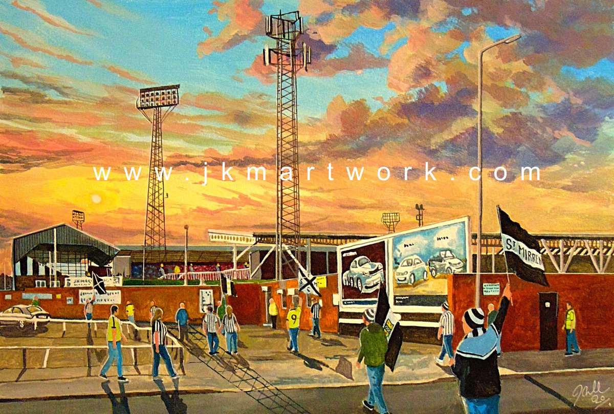hi <a href="/mirrenmemories/">Mirrenmemories</a> <a href="/CairtersSMFC/">Cairters Corner</a> <a href="/SMFCblack_white/">Black White Magazine</a> painting ive done of #smfc #lovestreet gtm   ,prints available now just £15 a3 size @ jkmartwork.com RT's appreciated