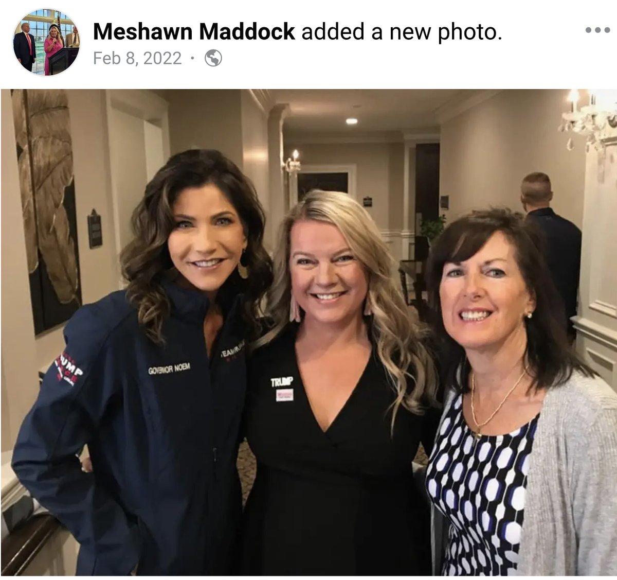 RT @patriottakes: Kristi Noem with 2 of Michigan’s false electors. https://t.co/5W10vRrpFb