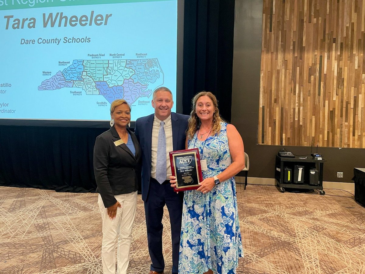 Congratulations Mrs. Wheeler! Tara Wheeler received the the Northeast Region Curriculum and Instructional Management Coordinator (CIMC) of the Year award this week.
