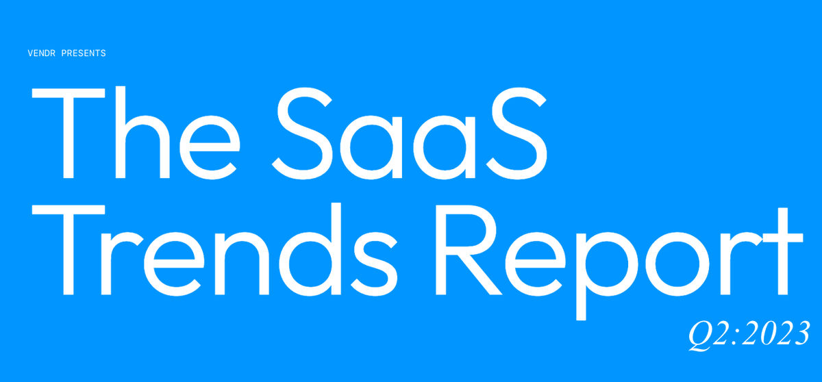 ✨ @VendrHQ's Quarterly SaaS Trends Report is here! Congrats to @1Password for earning the #1 spot in the newly purchased product section & shout-out to @Articulate, @CrowdStrike, @datadoghq, @DocuSign, @DrataHQ, @fivetran, @gitlab, @HightouchData, @LucidSoftware, @Miro,