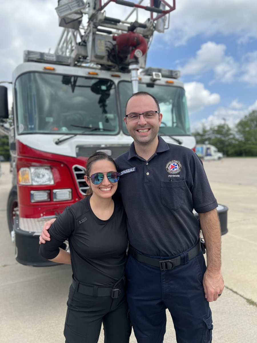 We are excited to welcome our two new EMS Fellows, Dr Ishaq and Dr DePasquale! They will be hitting the street shortly 🚨🚑🚒🚔