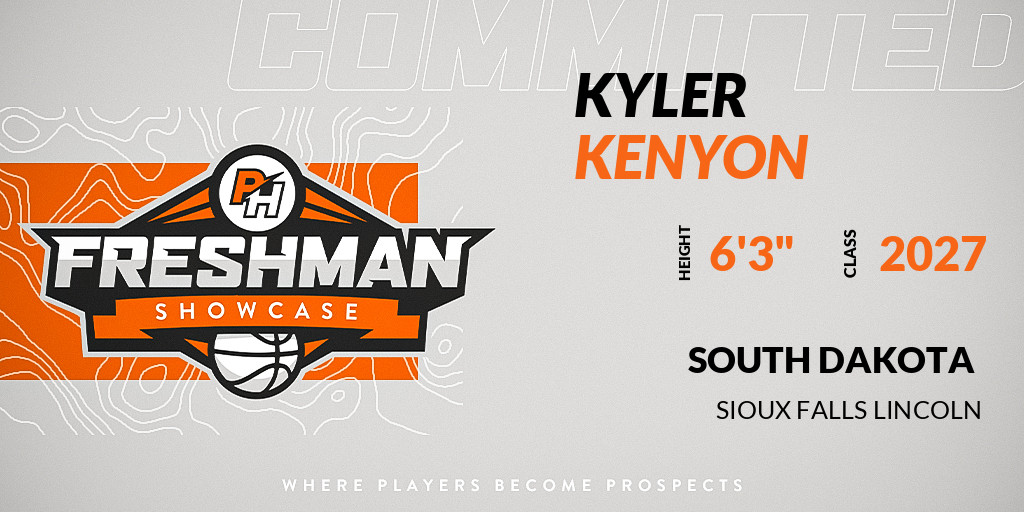 Welcome Class of 2027 Kyler Kenyon (<a href="/Kyler_K44/">Kyler k</a>) of Sioux Falls Lincoln HS to the <a href="/PrepHoopsDakota/">Prep Hoops Dakotas</a> Showcase @ Avera Sports Center. 

🔥🏀 #PHFreshmanShowcaseDAKS 🏀🔥

Register NOW! 👇  
events.prephoops.com/e/795/register…