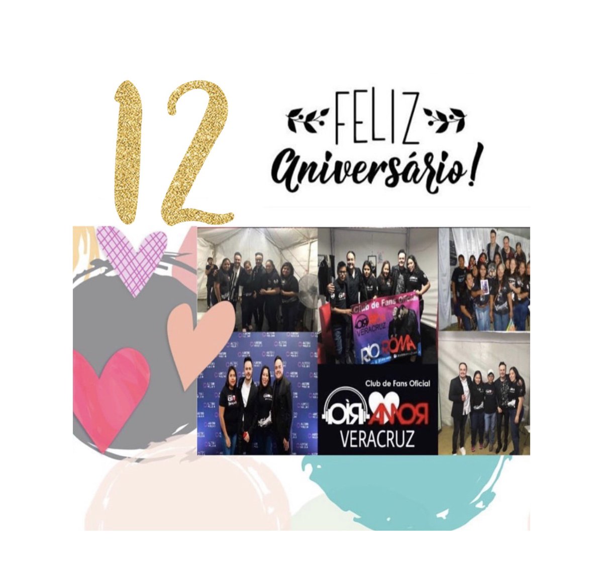 OirAmorVeracruz's tweet photo. Hoy cumplimos nuestro 12 aniversario de apoyo y amor incondicional a nuestros chicos de @RioRomamx y nos faltan muchos más por cumplir https://t.co/zjiXlfTydQ