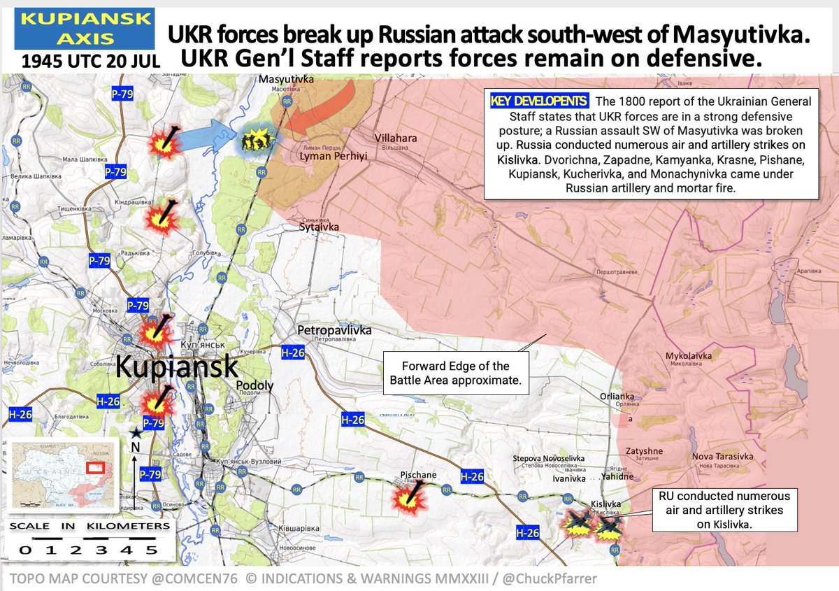 Putin's War, Week 73. Putin Eludes Arrest, Black Sea Grain Initiative Dies, and Ukraine's Offense Continues to Grind Away