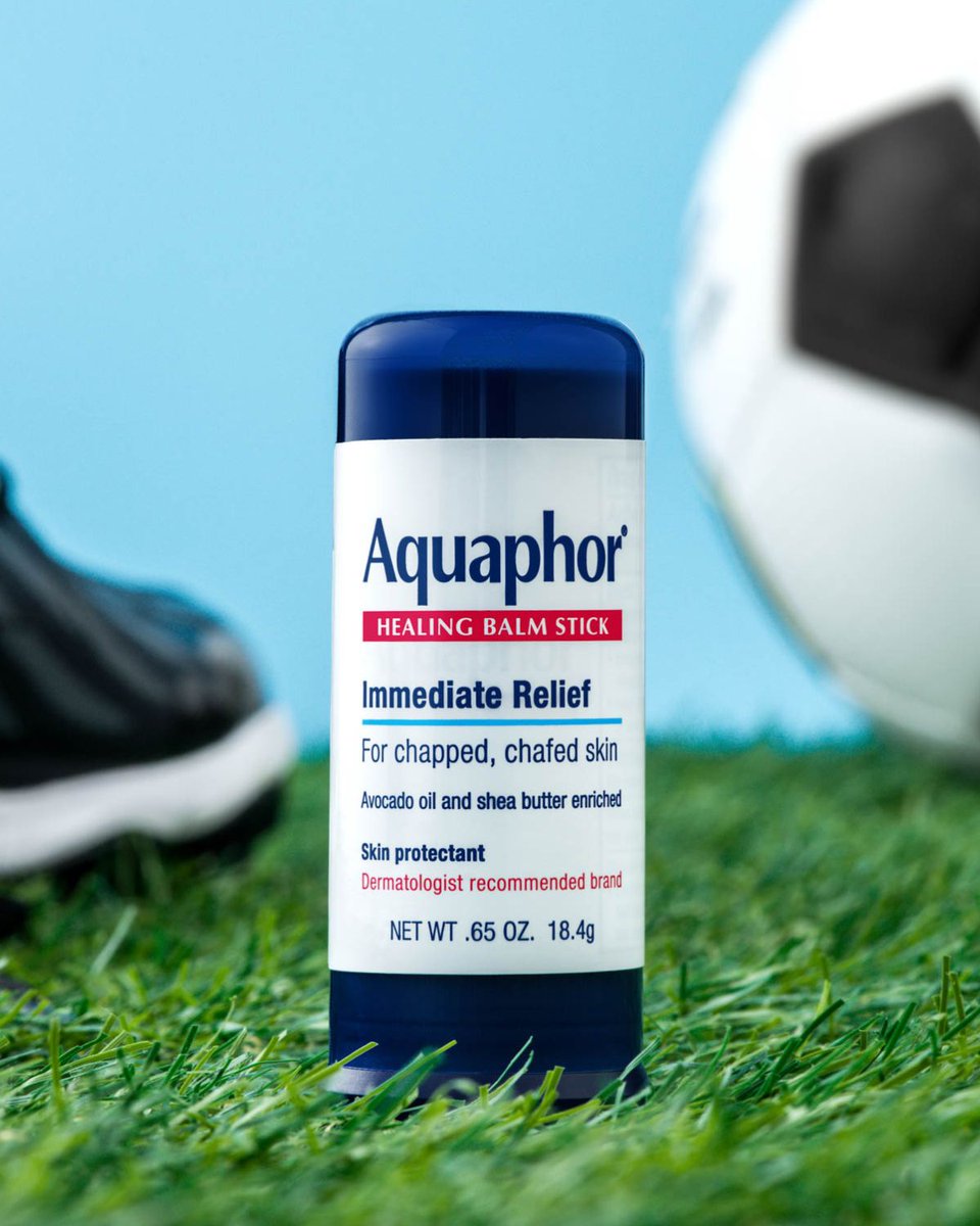 AquaphorUS's tweet photo. Our Aquaphor Healing Balm stick is perfect for the big game 😉​

Keep it in your gym bag for chafing relief and quick touchups ⚽️​

Shop now: https://t.co/Xa0oWkSyD7

#beforeandaquaphor #aquaphorus #aquaphor #sports #soccer https://t.co/Ehvwp3yopC