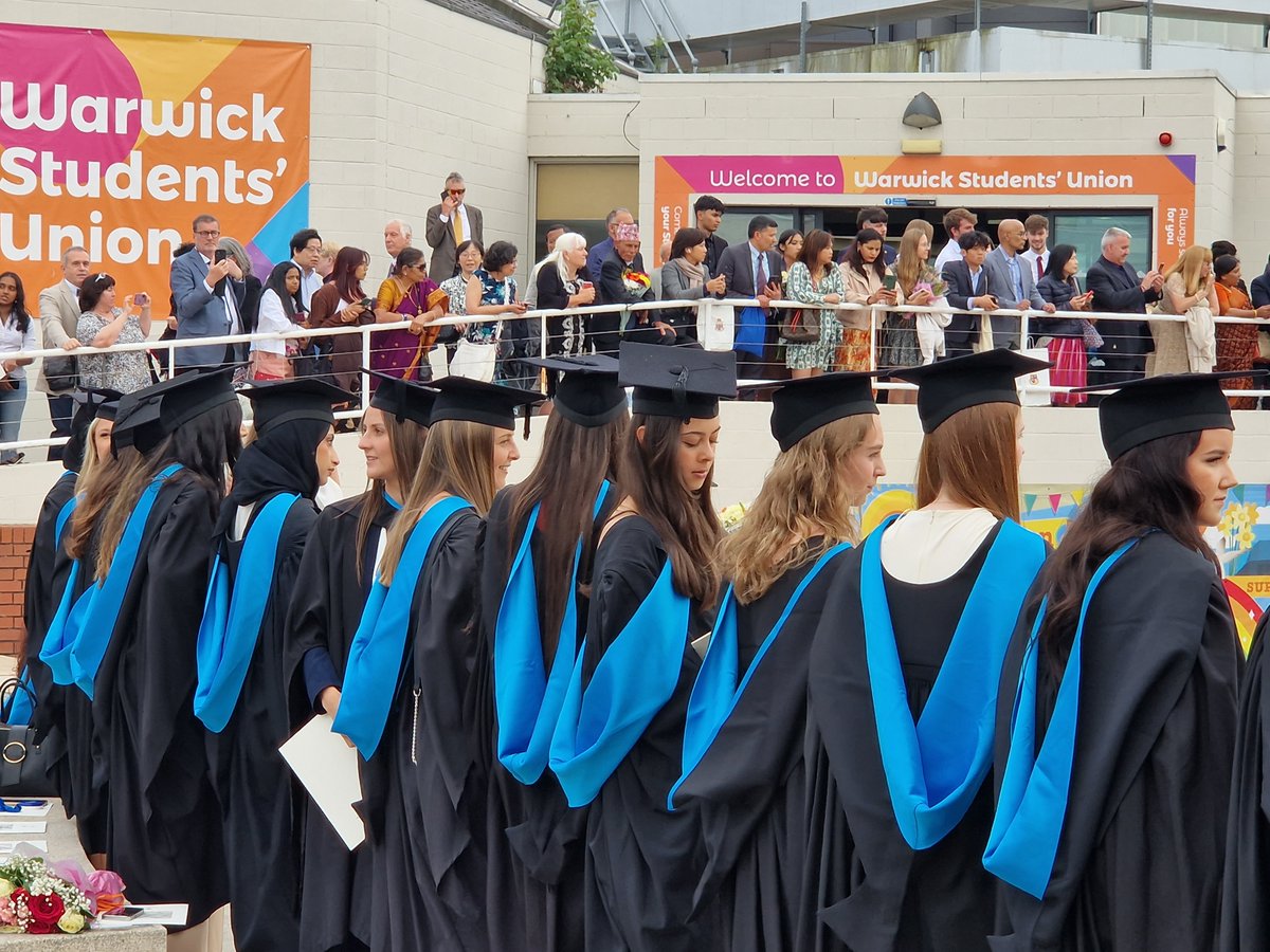 Life Sciences graduation today. A long but lovely day. @warwickgraduate
