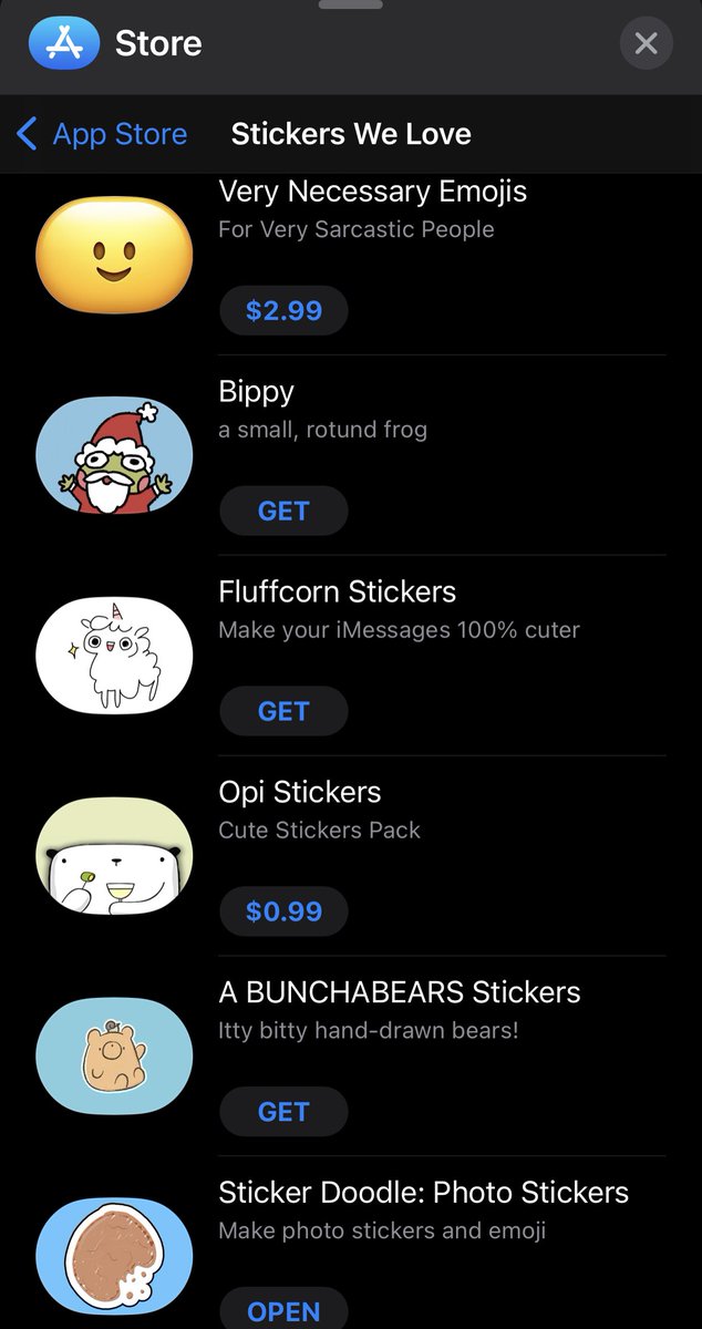 jazzychad's tweet photo. StickerDoodle is #6 on the iMessage AppStore top featured list! https://t.co/2mSkcFHLRw