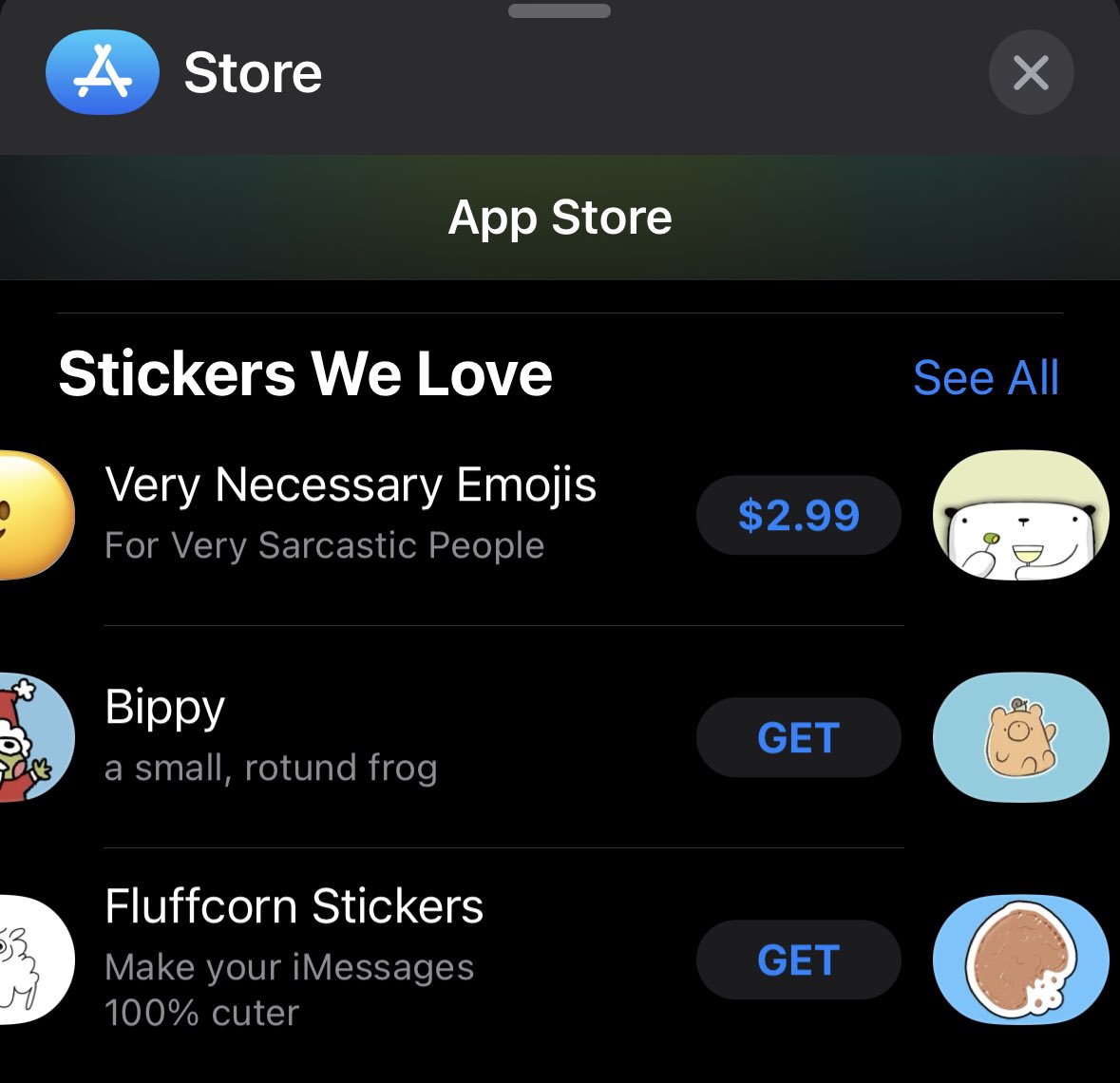 jazzychad's tweet photo. StickerDoodle is #6 on the iMessage AppStore top featured list! https://t.co/2mSkcFHLRw