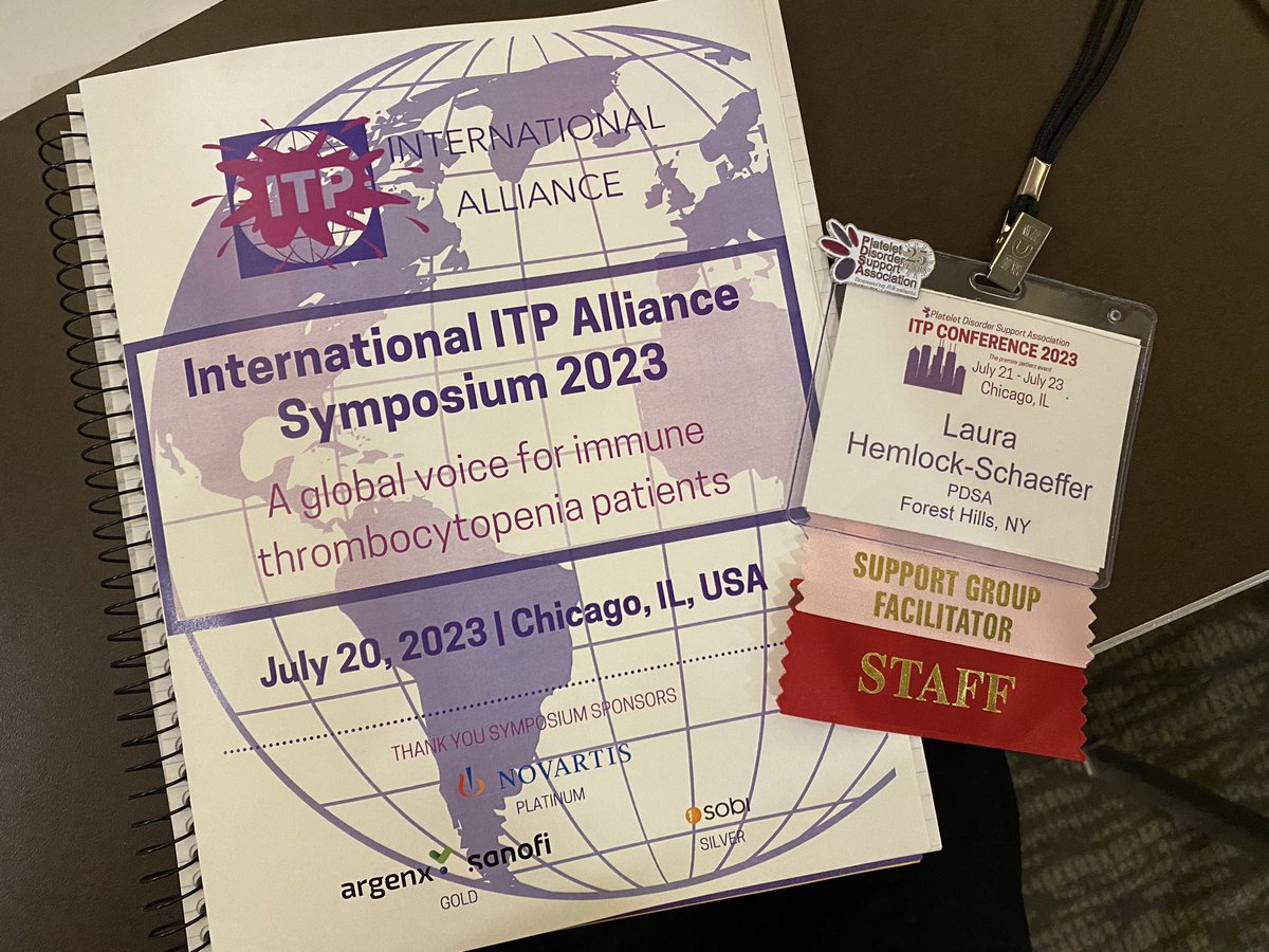 LauraMenorah715's tweet image. Excited to be kicking off the ITP Conference Weekend with the International ITP Alliance Symposium! #ITPConference2023
#ITP2023
#25yearsPDSA
#ITPaware
#ITPConference 
@PDSA_ITP