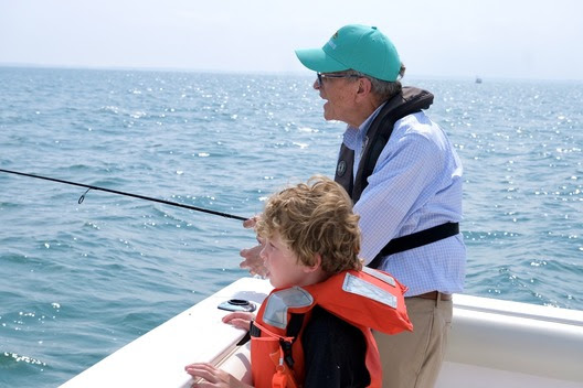 Ohio Gov Mike DeWine takes part in Fish Ohio Day on Lake Erie to