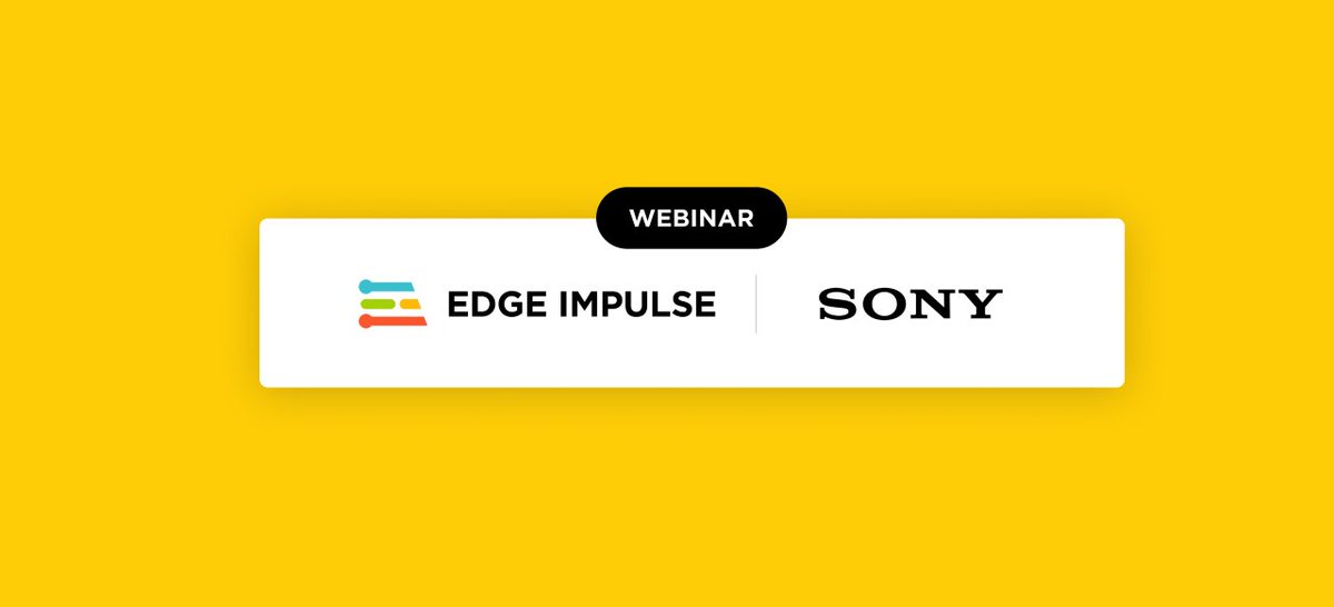 armaghan__e's tweet photo. Join our #webinar next week: ML to the Max 
Sony's Spresense + CommonSense  board with Edge Impulse tool to create your #IoT application. 
Save your spot here: https://t.co/uo4mAWIYTg

#sony #Spresense #ARM #ML
@EdgeImpulse 
@framosimaging 
@SonyDevWorld https://t.co/glymzhwBXG