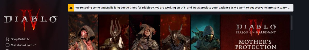 akpraha's tweet photo. @BlizzardCSEU_EN Wait, was there a release today and big surprise, everybody who was already bored with the OOB release was trying to login at the same time?  I know, man, really unexpected... https://t.co/2b40JdxW8l