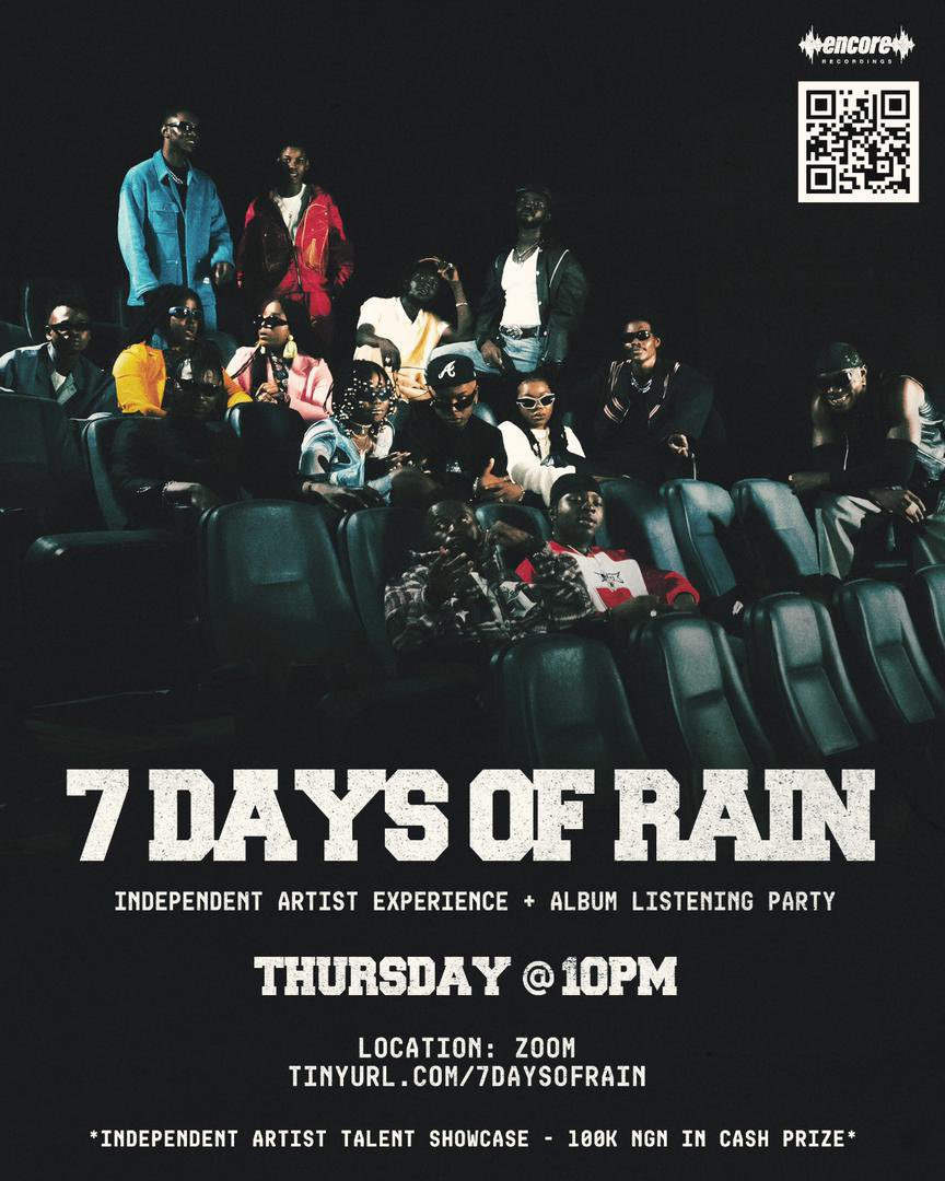 Remiplug's tweet photo. This is an opportunity for all indie artists(An independent or DIY artiste and also those in independent labels)to win prizes and also have an opportunity to feature on the Album..
This is happening live tonight on Zoom!!Don’t miss it✨👍
#7daysofrain https://t.co/sxHupbCHHO