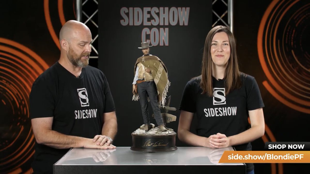 Prigmor's tweet image. 3eme jour #Sideshowcon : @collectsideshow Clint Eastwood a l’honneur.