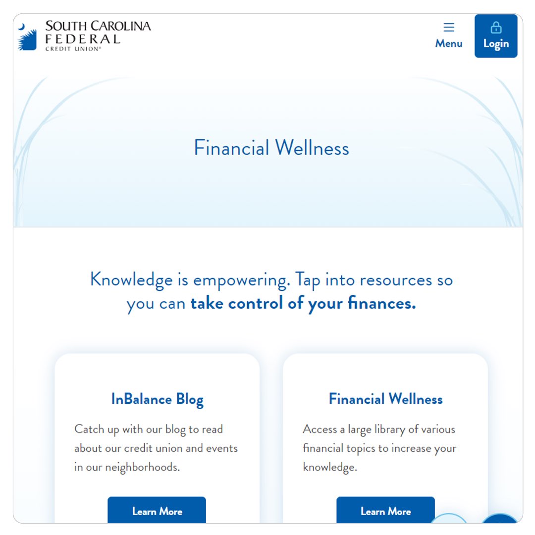 SCFederalCU's tweet image. Our new website is launching Wednesday, July 26!

The new scfederal.org will have a modern look, robust search capabilities, &amp;amp; new tools to support your financial wellness.

Visit scfederal.org/NewWebsite to learn more.