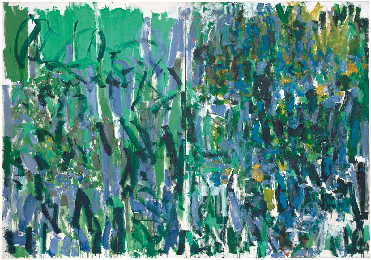 lennyjpg's tweet photo. Joan Mitchell, "No Rain" (1976) https://t.co/64Ht8PRaqx