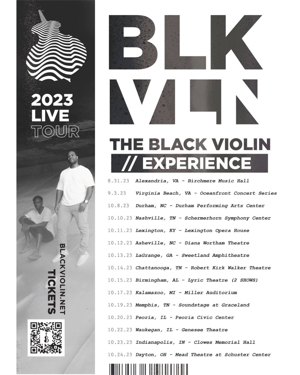 We’re so hype to be back on tour this fall!! We’ve added a few shows so check it out and snag your tickets at the link below. Drop the show you’re coming to in the comments!! 😎👇📍🎻🎻 TIX: blackviolin.net/shows/ #BlackViolin #BlackViolinExperienceTour #TaketheStairs #OnTour