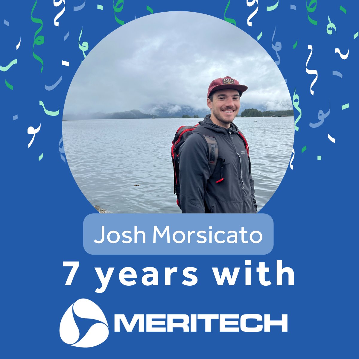 MeritechClean's tweet image. 🎉 Today we&apos;d like to give a special shoutout to Josh Morsicato for his 7 year work anniversary with Meritech! Thank you for all the work you do, Josh! #WorkAnniversary