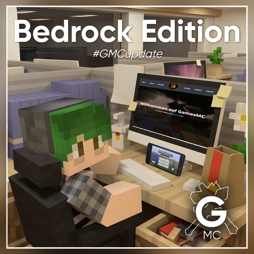 Hey GamesMCler,

wollt ihr auch unterwegs auf GamesMC spielen oder ist euch die Java Version zu langsam?
Kein Problem: Ab sofort könnt ihr auch mit Minecraft Bedrock auf GamesMC.de joinen!

gamesmc.de/core/index.php…

#gamesmc #gamesmcde #bedrock #mobile #update